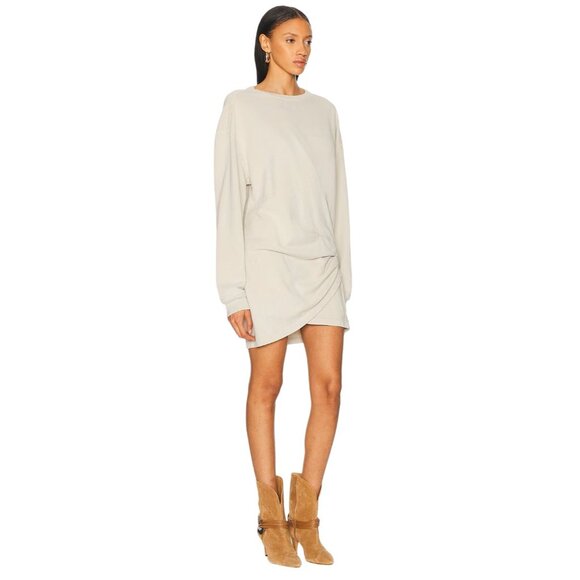 Isabel Marant Etoile Pipper Dress in Ecru 38 New Womens Mini Sweatshirt - Picture 3 of 16